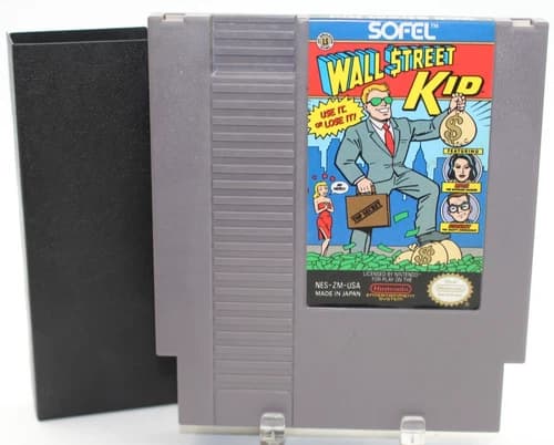 NES Wall Street Kid (Nintendo Entertainment System, 1990) Cleaned & Tested