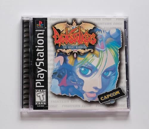 Darkstalkers: The Night Warriors (Sony PlayStation 1, 1996) CIB w/ Reg Card PS1