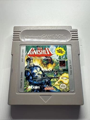 The Punisher The Ultimate Payback! (Game Boy) GB (Tested &Works Well) Authentic!