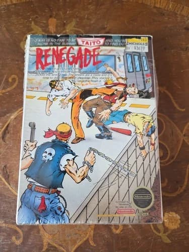 Renegade Nintendo NES Complete in Box CIB - Tested