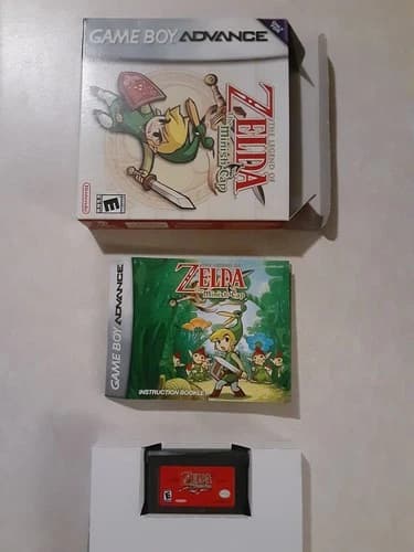 Zelda The Minish Cap GBA Complete In Box CIB Nintendo Game Boy Advance (2005)