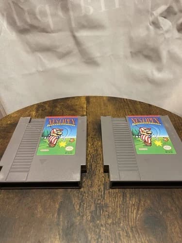 2x Nintendo NES Open Golf Tournament Nintendo NES Game Cartridge