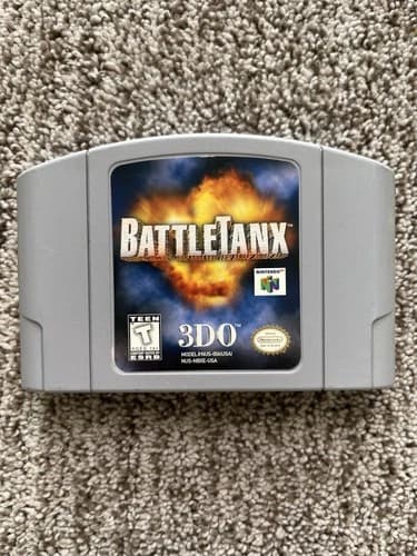 Battletanx Nintendo 64 N64 Tested Works Well