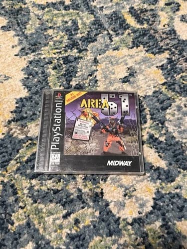 Area 51 PlayStation PS1 Complete With Manual Tested Great Shape