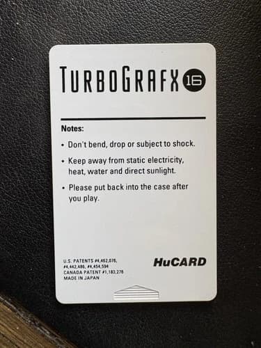 Jack Nicklaus' Turbo Golf Accolade TurboGrafx-16 HuCARD Video Game 1990