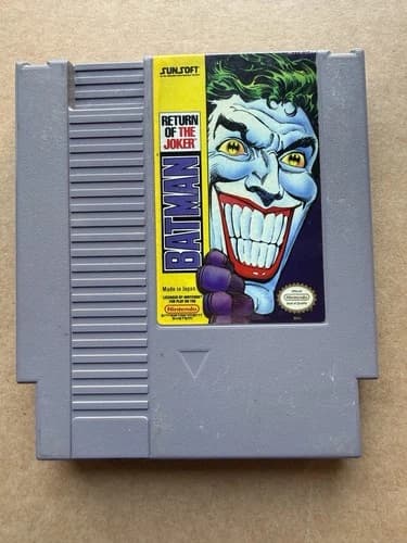 Batman: Return of the Joker, Cartridge Only, Works (NES)