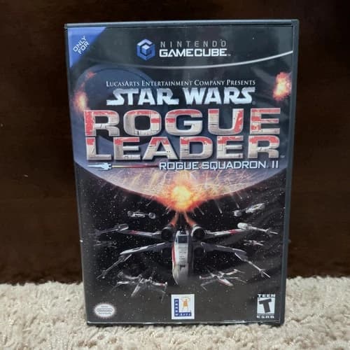 Star Wars Rogue Leader Rogue Squadron II Nintendo GameCube 2001 Tested CiB
