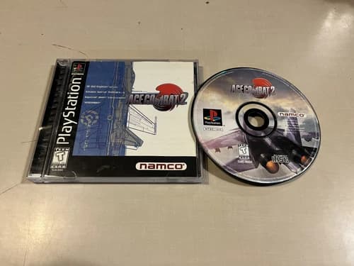 Ace Combat 2 Sony PlayStation 1/PS1 Game COMPLETE w/ Manual namco Jet Fighter
