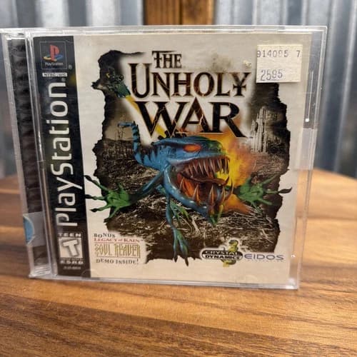 The Unholy War (Sony PlayStation 1, 1998) EIDOS Interactive Complete In Box CIB