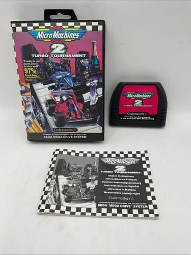 Micro Machines 2 Turbo Tournament Sega Megadrive CIB