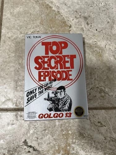 Golgo 13: Top Secret Episode (Nintendo Entertainment System, 1988) Complete CIB