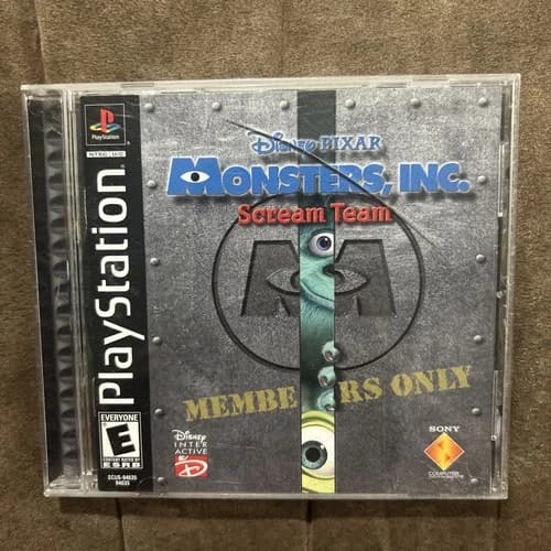 Monsters Inc. Scream Team Sony PlayStation 1 PS1 Complete Tested Greatest Hits