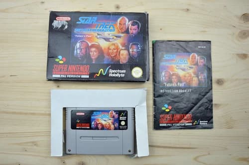 SNES - Star Trek: The Next Generation "Future's Past" - (CIB, w/ Manual)