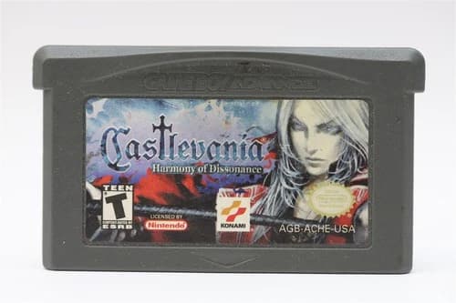 Castlevania: Harmony of Dissonance (GameBoy Advance, 2002) GBA - Bad Battery