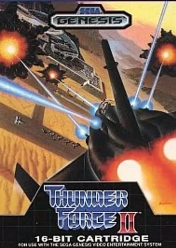 Thunder Force II 2 Sega Genesis, 1989 Tested