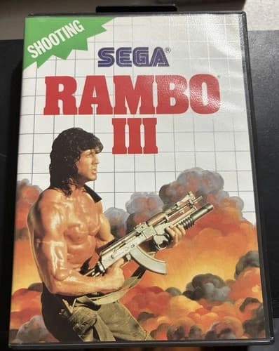 Sega Rambo 3 Master System