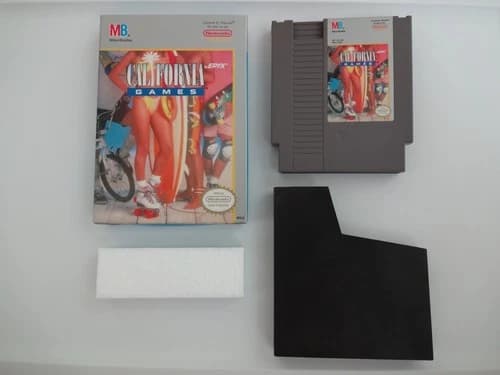 California Games Complete in Box Nintendo NES CIB