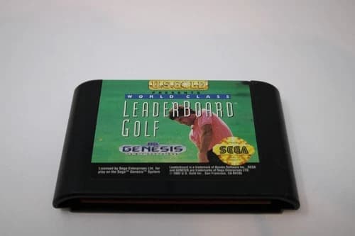 World Class Leaderboard Golf Sega Genesis