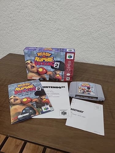 Ready 2 Rumble Boxing: Round 2 (Nintendo 64 N64) Complete - TESTED - Authentic