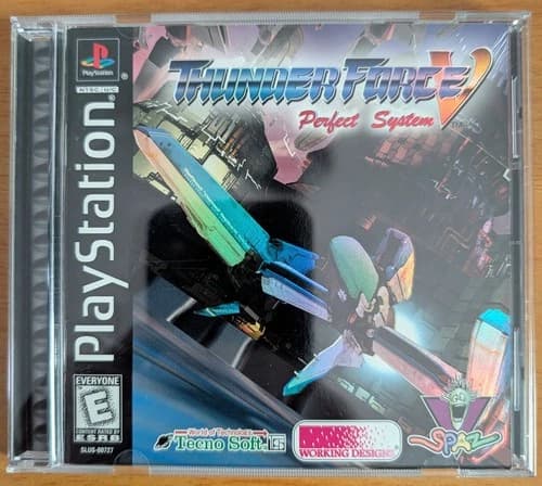 Thunder Force V ( 5 ) Perfect System Working Designs CIB PlayStation 1 PS1 RARE