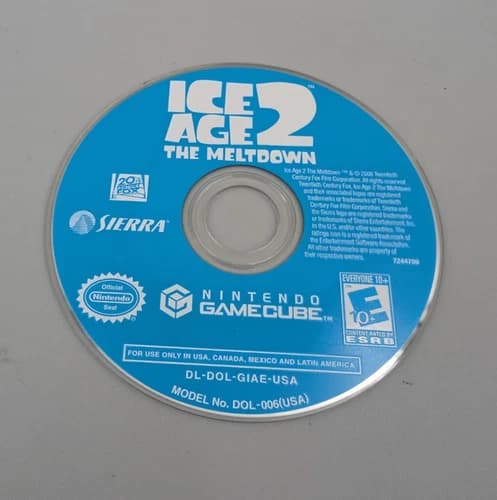 Ice Age 2: The Meltdown (Nintendo GameCube, 2006) DISC ONLY - Tested & Works!