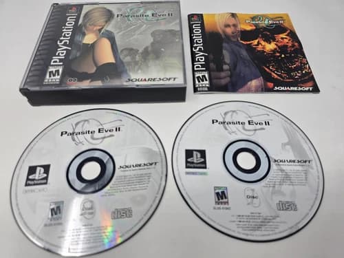 Parasite Eve II 2 (Playstation 1, 1999) PS1 Black Label CIB Excellent