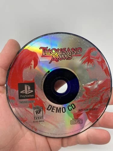 Thousand Arms DEMO CD Atlas RPG Playstation 1 PS1 PSX NTSC Disc Only