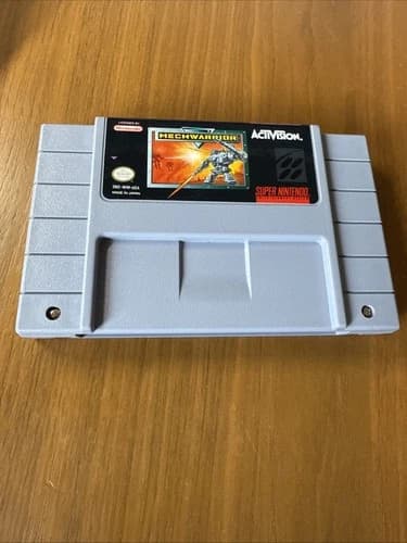 MechWarrior Super Nintendo SNES Authentic Tested Works Cleaned Vintage 90s Game