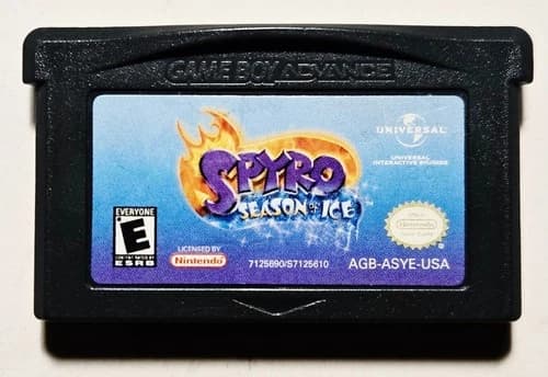 Spyro: Season of Ice (Nintendo Game Boy Advance, 2001) GBA Cartridge Only Tested