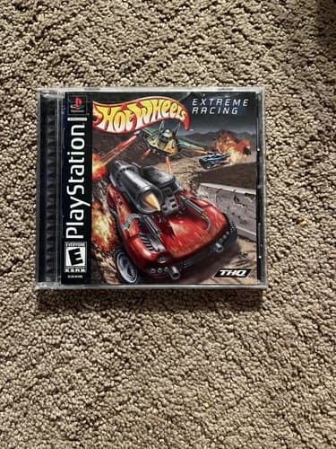 Hot Wheels: Extreme Racing (PlayStation 1, 2001) PS1 Game, Complete