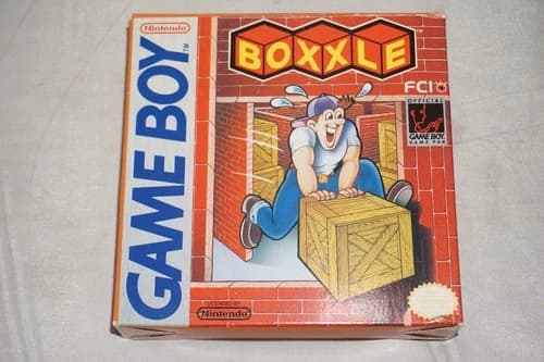 Boxxle (Nintendo Gameboy Game Boy GB) Complete w/ Reg Card CIB Authentic