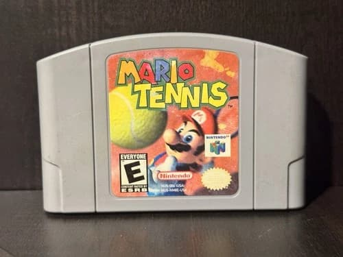 Mario Tennis N64 (Nintendo 64, 2004) Authentic Tested Working Cartridge Only