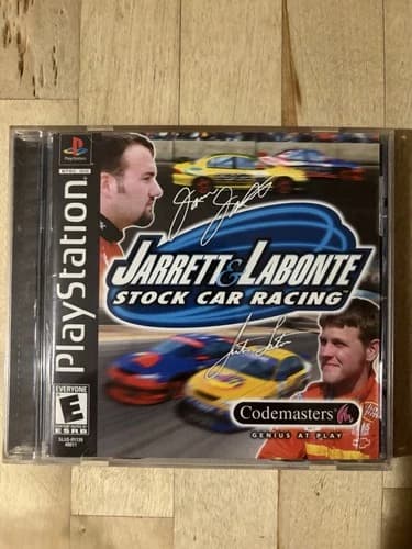 Sony Playstation 1 PS1 Jarrett & Labonte Stock Car Racing CIB Cleaned & Tested
