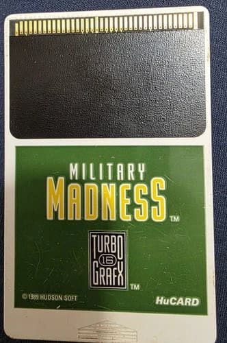 Military Madness TurboGrafx-16