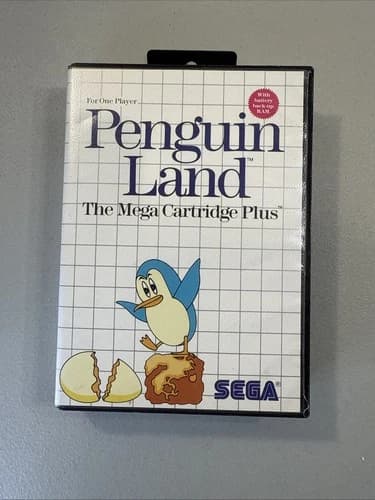 Penguin Land (Sega Master System, 1988) Tested - Authentic