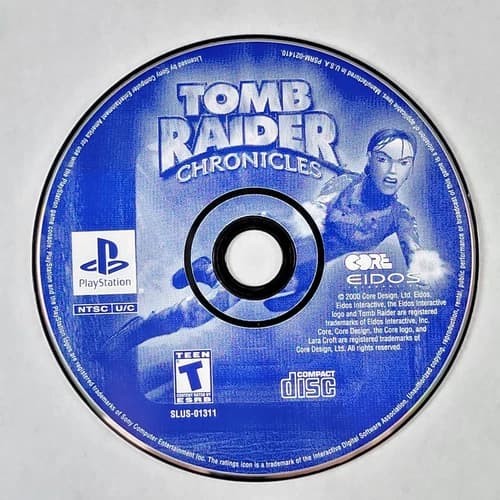 Tomb Raider Chronicles - Loose Sony PS1 Playstation 1 Disc