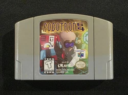 Robotron 64 (Nintendo 64, N64) Authentic & Tested Cartridge