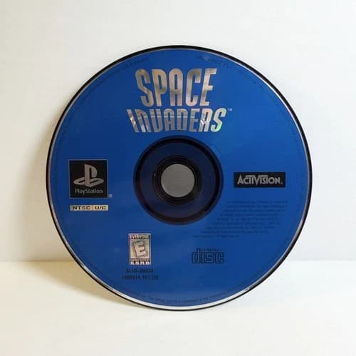 Space Invaders (Sony PlayStation 1 PS1, 1999) - Disc Only - Tested