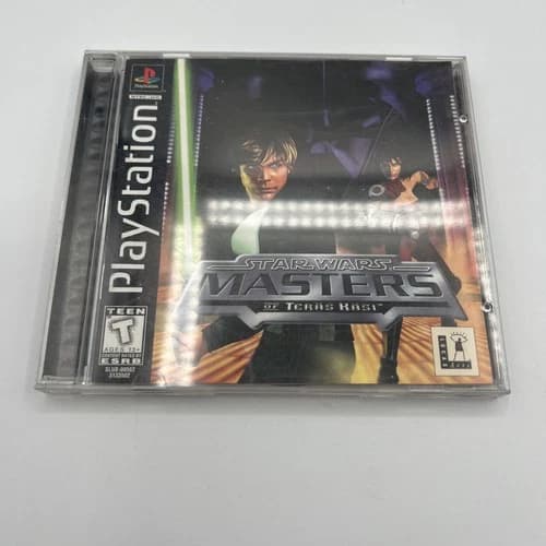 Star Wars Masters of Teras Kasi (PlayStation 1, 1997) CIB Complete PS1