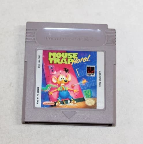 Mouse Trap Hotel Nintendo Game Boy Very Good Condition! Tested! NICE!