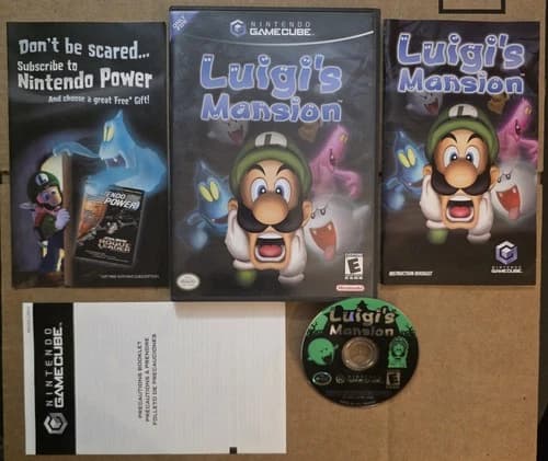 Luigi's Mansion (Nintendo GameCube, 2001) Cib Complete - Tested