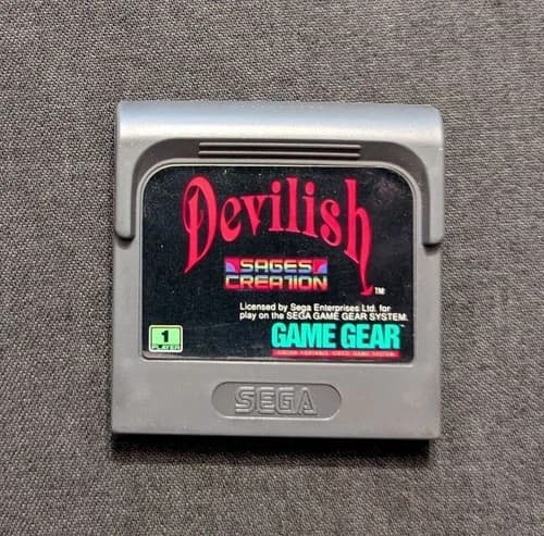 Clearance Sale: Devilish for Sega Game Gear US Label Variant