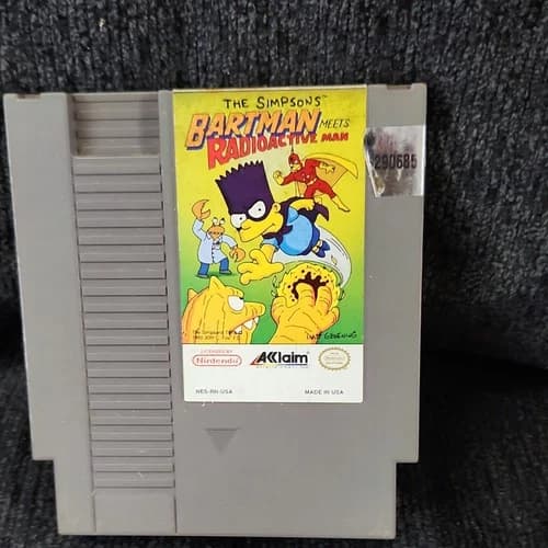 The Simpsons Bartman Meets Radioactive Man (Nintendo NES, 1992)