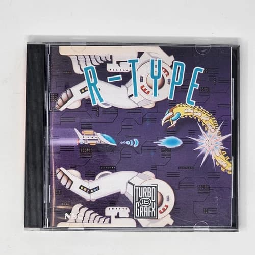 R-Type (TurboGrafx-16) Complete with Manual & Case - Authentic & Tested