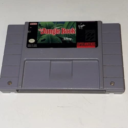Disney's The Jungle Book Game Snes (Super Nintendo Entertainment System, 1994)