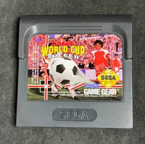 World Cup Soccer (SEGA Game Gear) Tested Cartridge