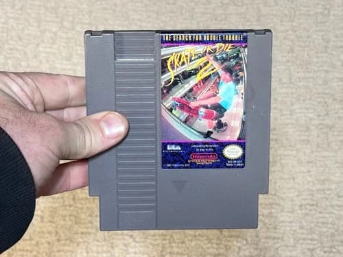 Skate or Die 2 - Nintendo NES Game Cartridge - Authentic - Tested