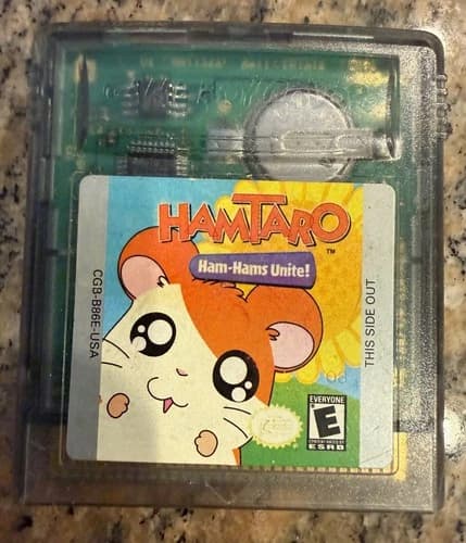 hamtaro gameboy color, authentic
