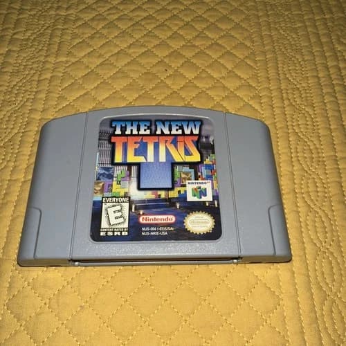 The New Tetris N64 - Nintendo 64 (1999) Cartridge Video Game