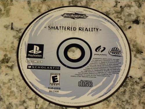 Animorphs : Shattered Reality (Sony PlayStation 1, 2000) PS1 Tested & Working